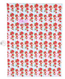 New 1pc Rose Faux Leather Sheet F773