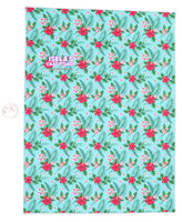 New 1pc Flower Faux Leather Sheet F396