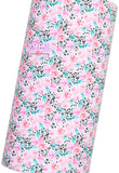 New 1pc Flower Faux Leather Sheet F594