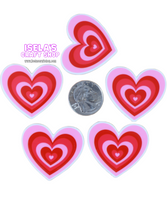 1pc - New High Quality Heart Resin Planar -P991