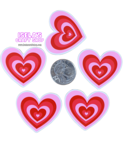 1pc - New High Quality Heart Resin Planar -P991