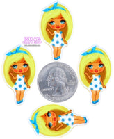 1pc -High Quality Girl Resin Planar P313
