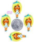 1pc -High Quality Girl Resin Planar P313