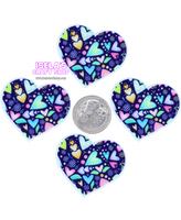 1pc - Heart Resin Planar P927