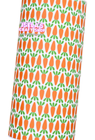 New 1pc-Easter Carrots Faux Leather Sheet-F551