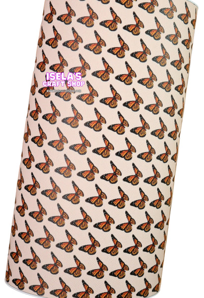 New 1pc Butterfly  Faux Leather Sheet F711
