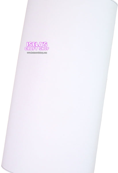 New 1pc White Faux Leather Sheet F503