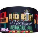 3YARDS - Black History Month Ribbon 1.5" Or  3"Inch