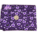 Purple Printed Bullet Liverpool Fabric L8