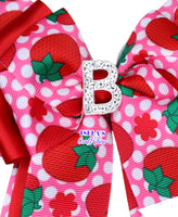 Custom Strawberry Boutique bow-Letter -A- Sold out