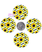 1pc- Sunflower Resin Planar P446