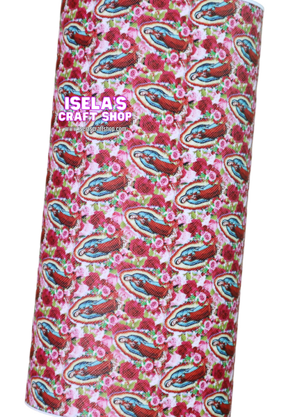 New 1pc Virgencita Faux Leather Sheet F219