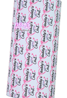 1p Daddy's little girl Faux Leather Sheet F192
