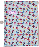 1pc butterfly Faux Leather Sheet F366