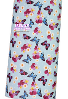1pc butterfly Faux Leather Sheet F366