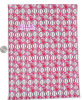 1pc Baseball Faux Leather Sheet F351