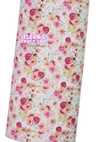 1pc Flower Faux Leather Sheet F508
