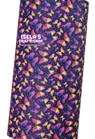 1pc Butterfly Faux Leather Sheet F377