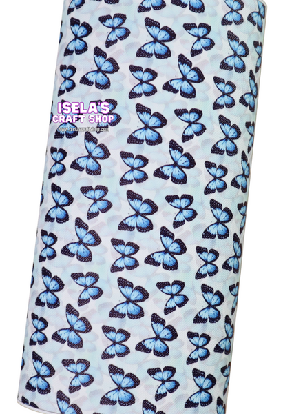 1pc Butterfly Faux Leather Sheet F378