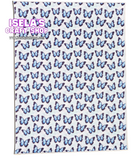 1pc Butterfly Faux Leather Sheet F378
