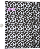 New 1pc Cow Faux Leather Sheet F56