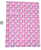 New 1pc Pink Santa Faux Leather Sheet F775