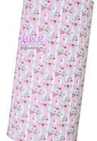 1pc Flower Faux Leather Sheet F479