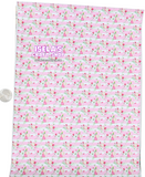 1pc Flower Faux Leather Sheet F479