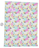 1pc Flower Faux Leather Sheet F50