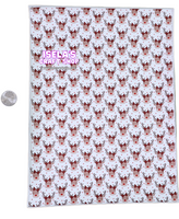 New 1pc Reindeer Faux Leather Sheet F783
