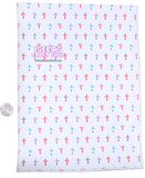 1pc - Cross Faux Leather Sheet F564