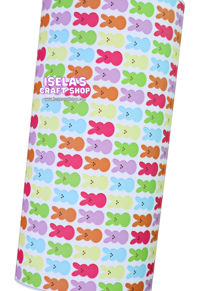 1pc -Easter Bunny Faux Leather Sheet F383