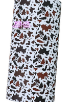New 1pc Cow print Faux Leather Sheet F188