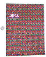 1pc Serape Floral Faux Leather Sheet F317