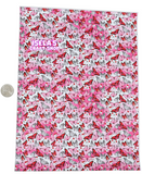 New 1pc Butterfly Faux Leather Sheet F239