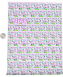 New 1pc Cute Elephant Faux Leather Sheet F308