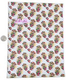 1pc Virgencita Faux Leather Sheet F222