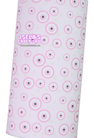 1pc Pink Evil Eye Faux Leather Sheet F330