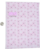 1pc Pink Evil Eye Faux Leather Sheet F330
