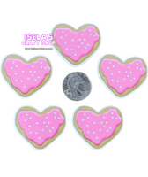 1pc - New High Quality Heart Resin Planar-P693