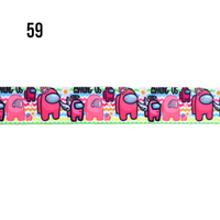 3Yards -Character ribbon Size  7/8" 22mm