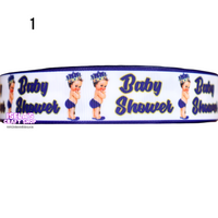 3Yards- Baby Shower Ribbon Size-1"Inch