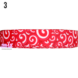 3Yards-High Quality Swirls  7/8" 22mm Ribbon