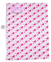 New 1pc Heart Faux Leather Sheet F627