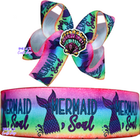 3Yards-Mermaid Soul  Ribbon-Size 1.5" 38mm -R422