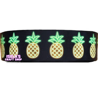 Pineapple  Ribbon size 7/8" or 1.5"