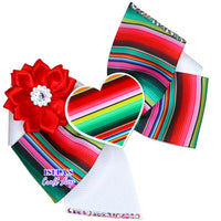 4" Serape Handmade Hair Bow