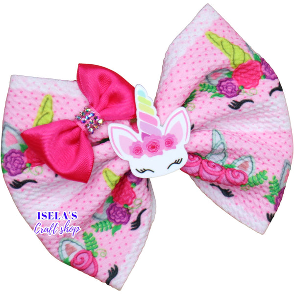 Unicorn Handmade Hair bow