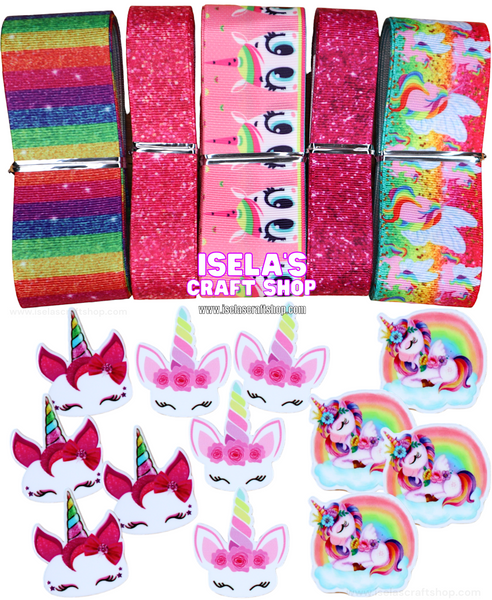 Unicorn Crafters Ribbon/Resin Bundle B37