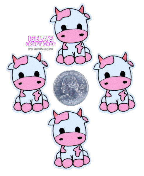1pc-New High Cute Cow Quality Resin Planar P609